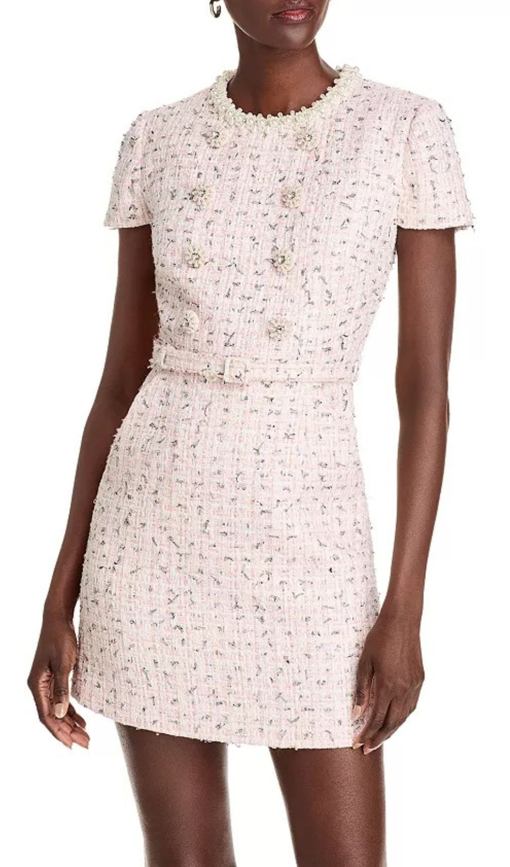 Embellished Mini Dress