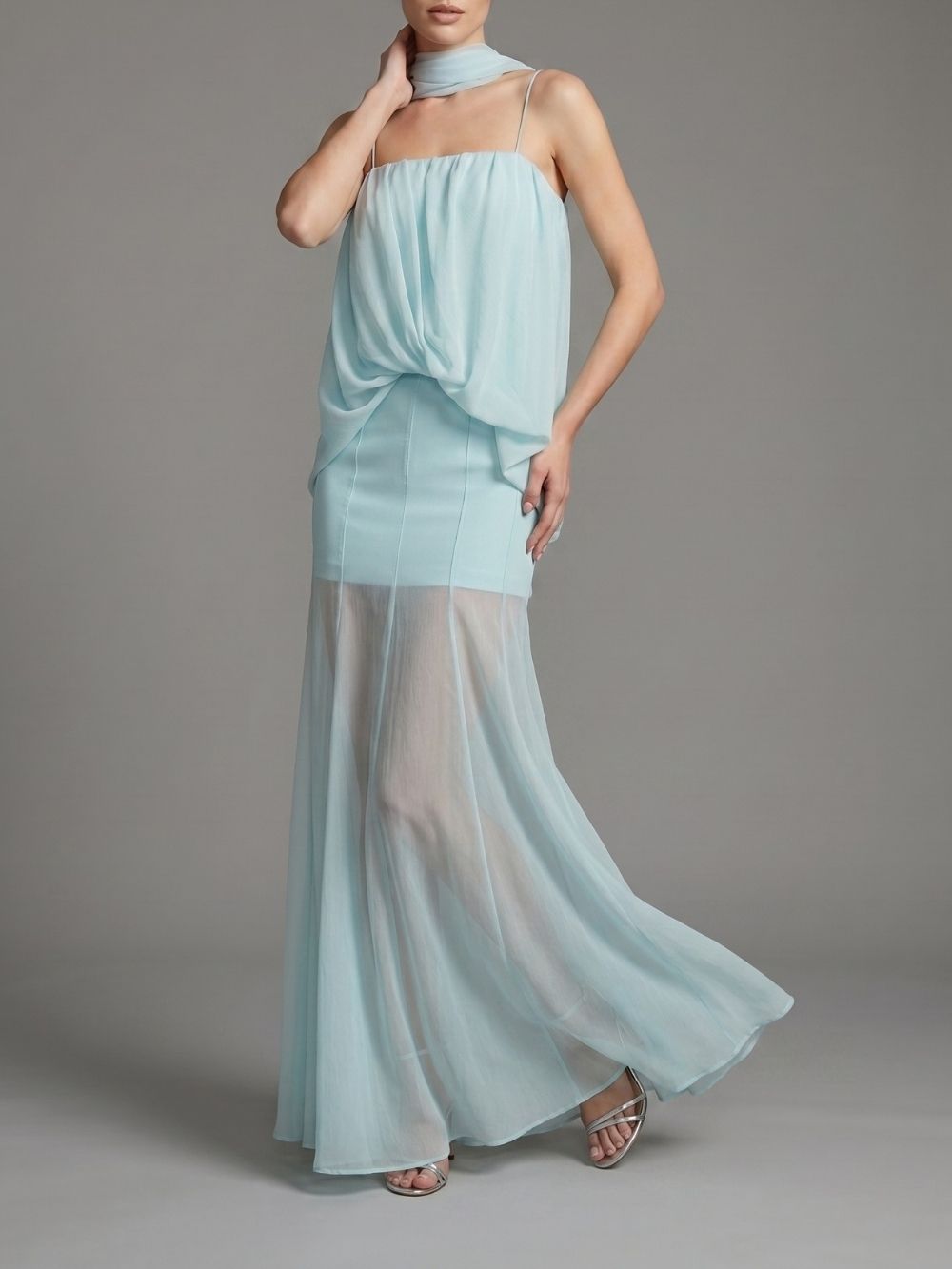 14e74f3cbca05586252706ff02365ec2 Makyla Blue Strappy Maxi Dress