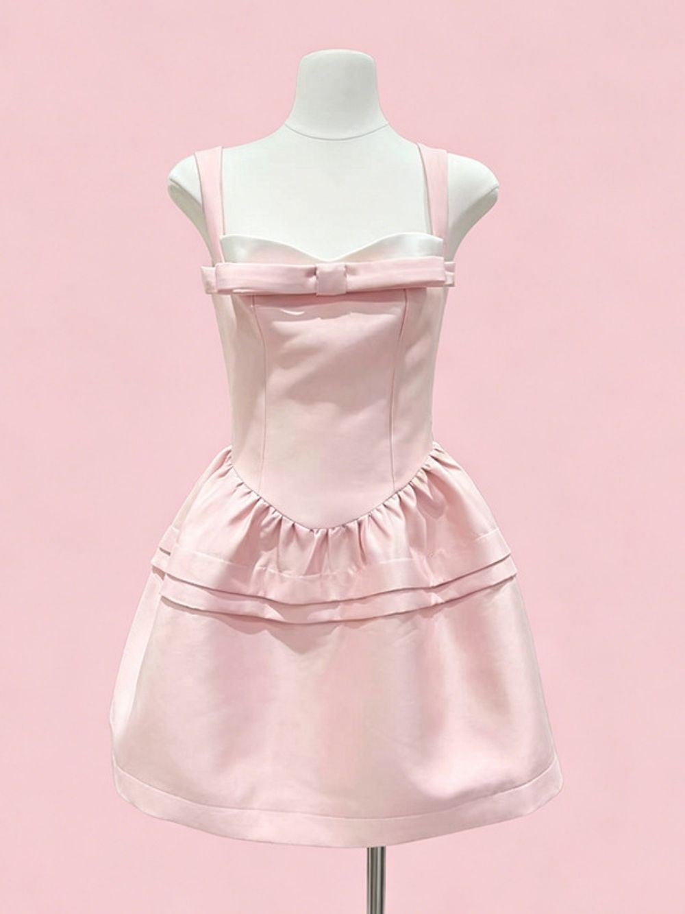 Maegan Bow Mini Dress - OWNCI Maegan Bow Mini Dress - OWNCI