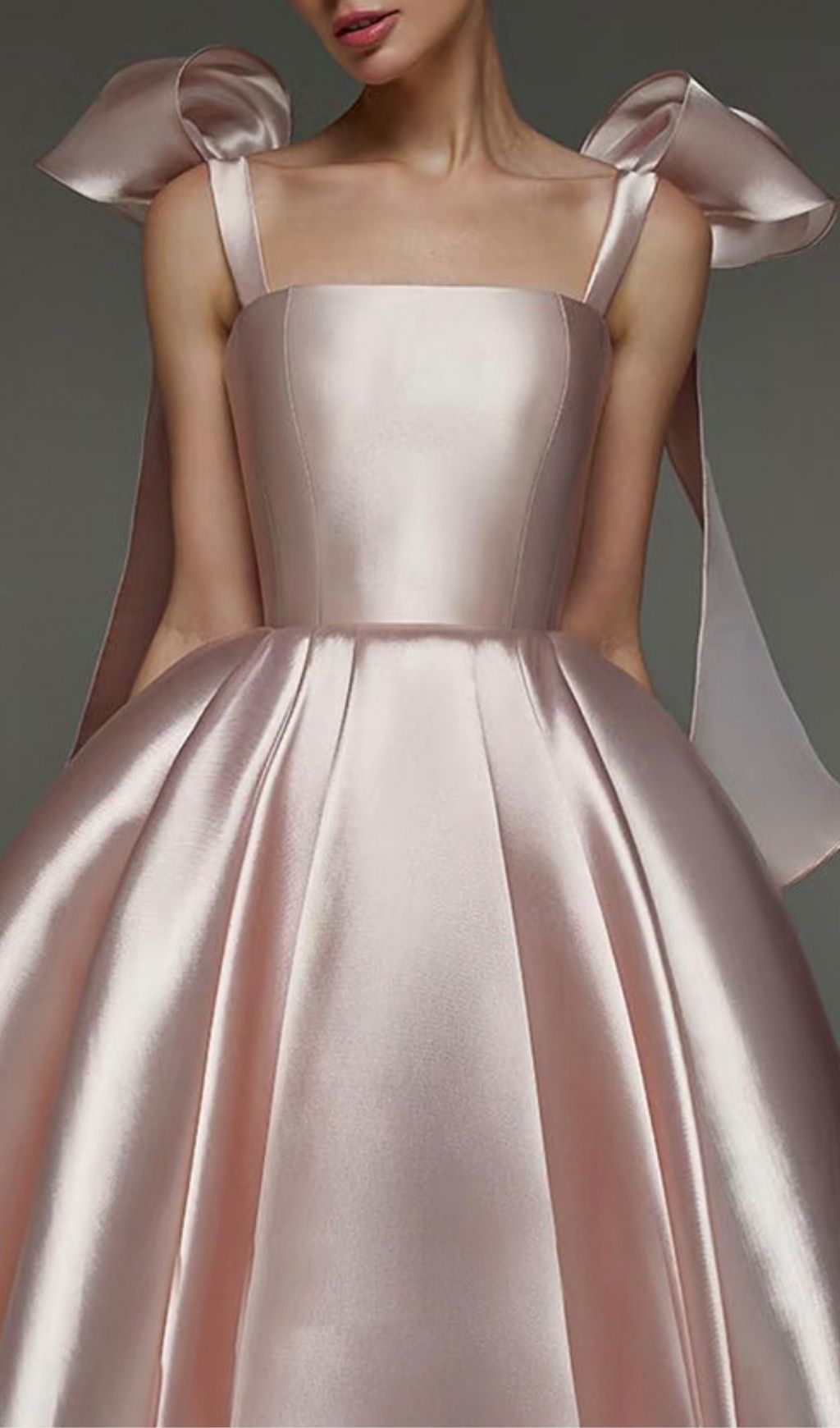 Fashionslee Women Lennie Pink Bow Midi Dress