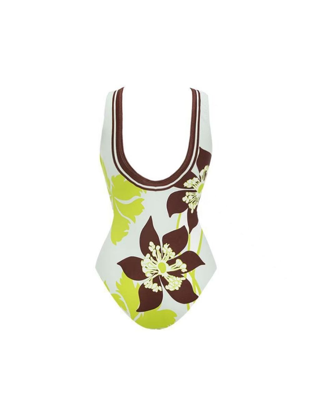 Fashionslee Women Ashgar Floral One-piece Swimsuit & Skirt Set