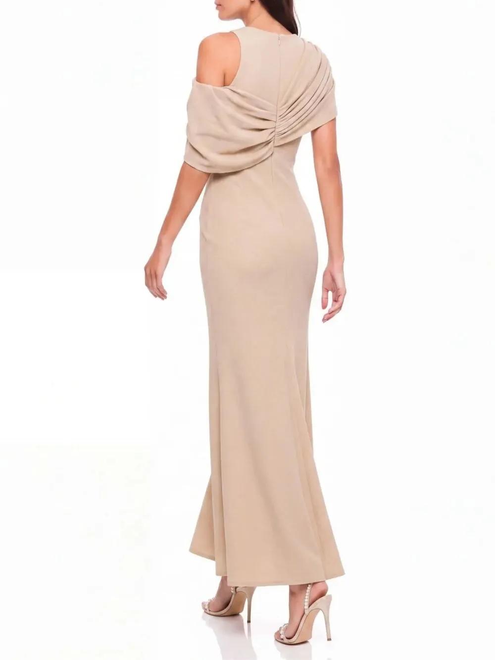 Norvia Ruched Mermaid Maxi Dress - OWNCI