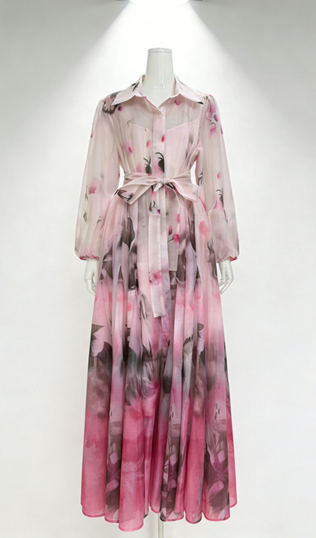 Keyra Printed Long Sleeve Maxi Dress - OWNCI Keyra Printed Long Sleeve Maxi Dress - OWNCI