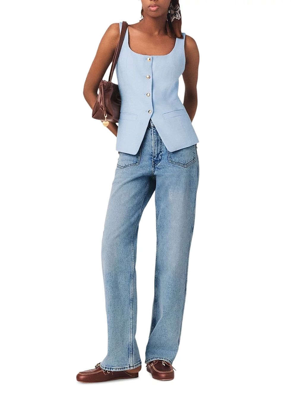Londibly Sleeveless Tailored Jacket - OWNCI