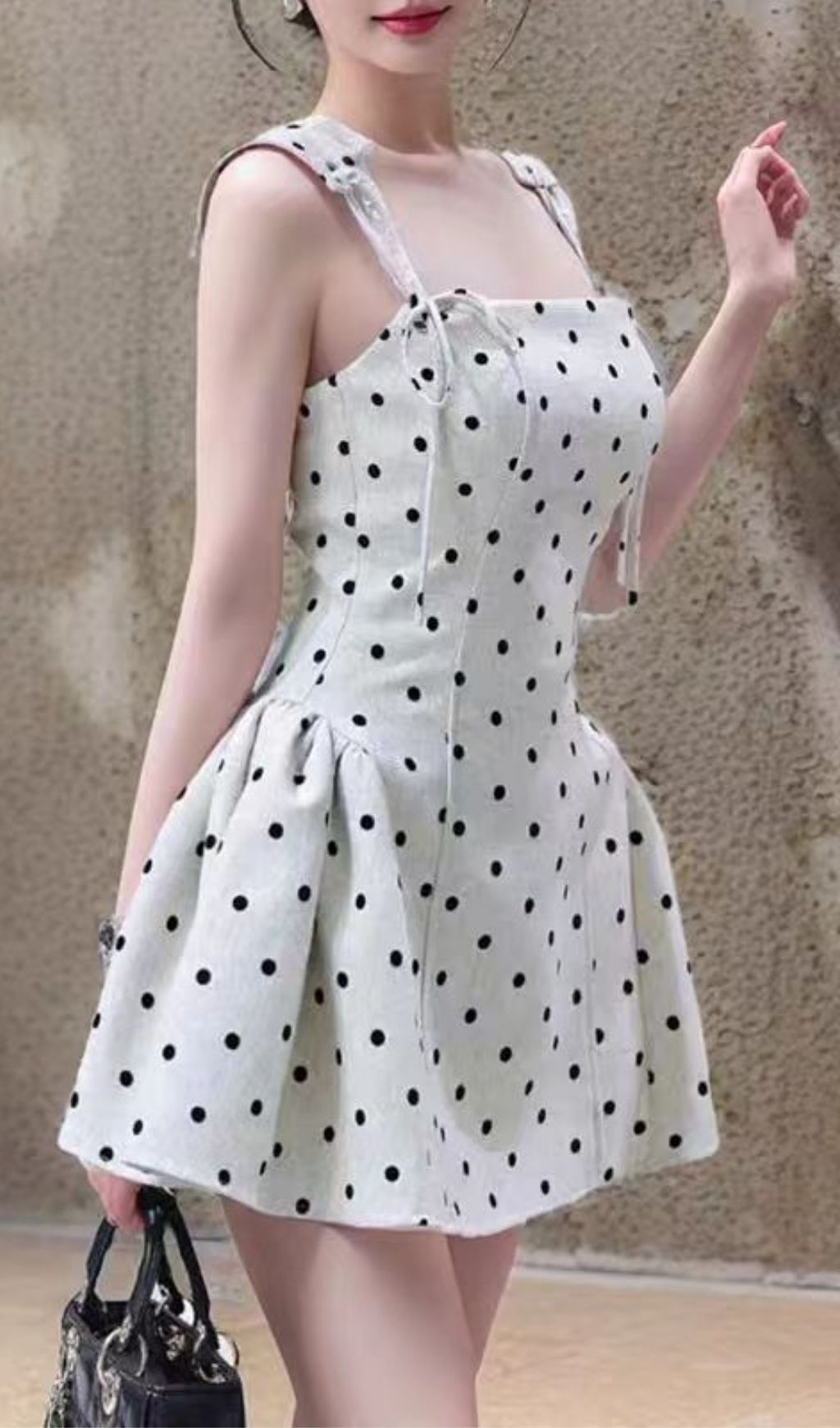 Fashionslee Women Lidya Dot Mini Dress