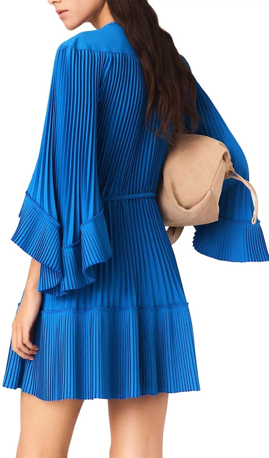 Fashionslee Women Rilaje Short Pleated Dress