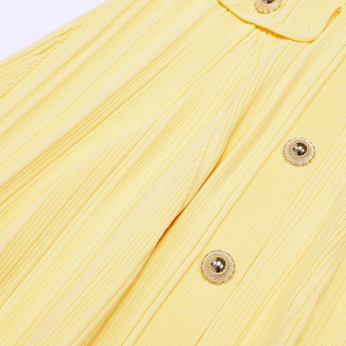 1fc21cdde7585d022d48ed9f83b69e2a.webp Fashionslee Women Madeline Yellow Short Sleeve Knit Mini Dress