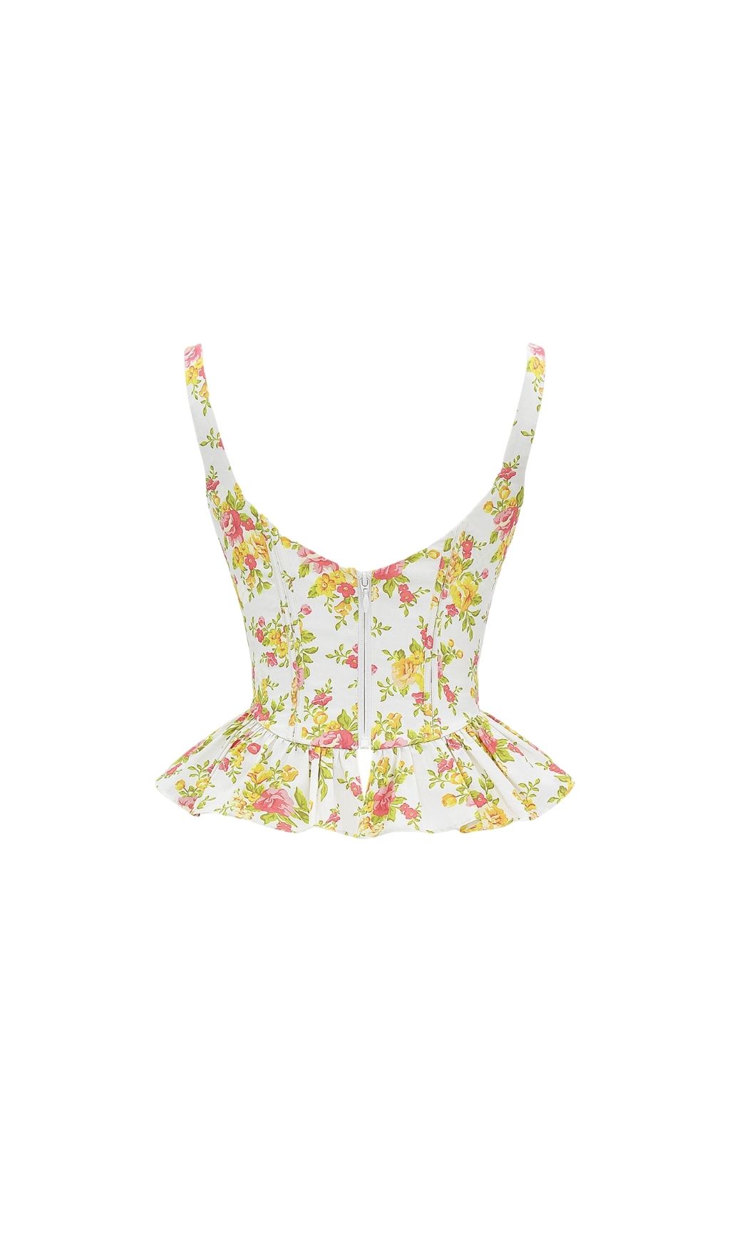 Fashionslee Women Lethia Floral Corset Top