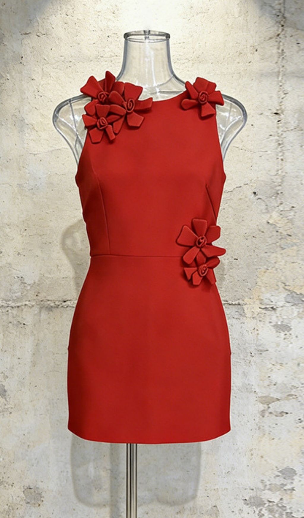 Fashionslee Women Lenna Sleeveless Flower Mini Dress