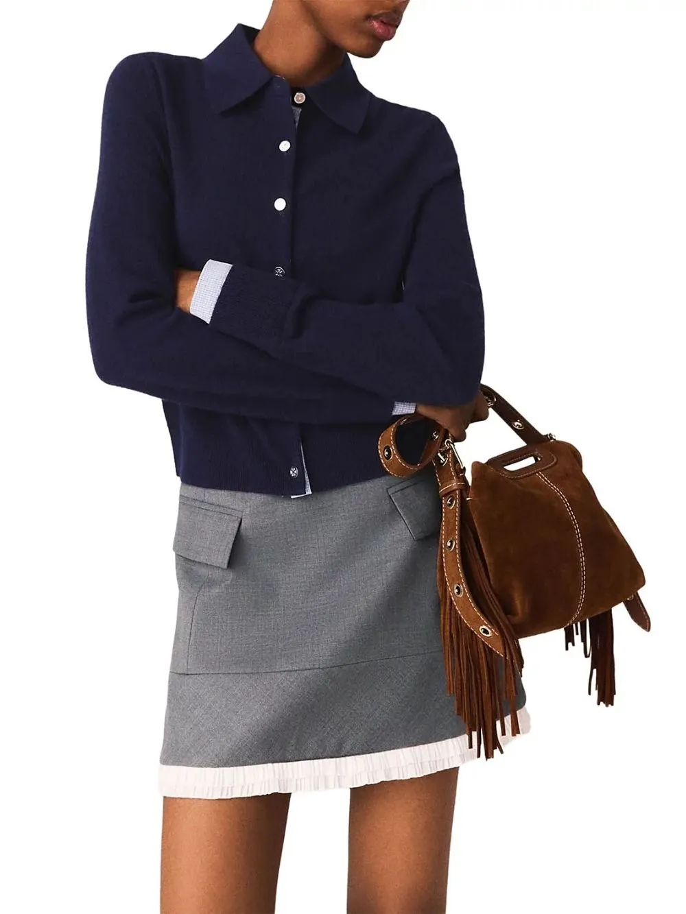 A-Line Poplin Skirt
