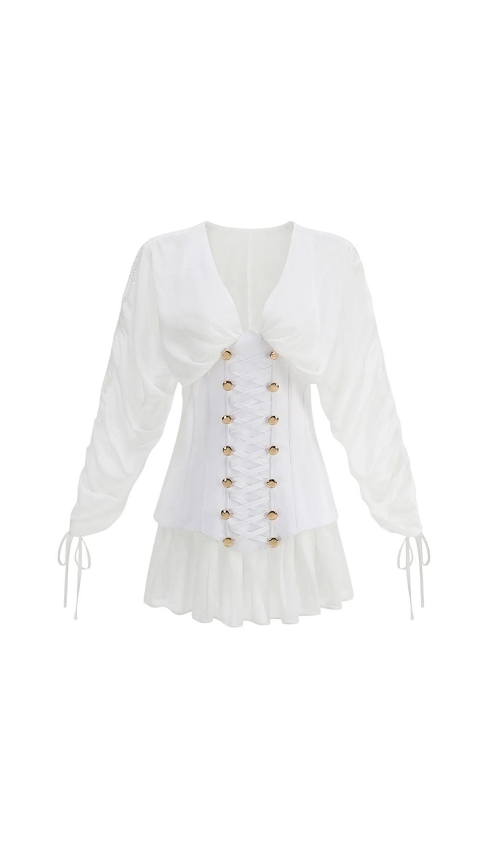 Zorion Corset Mesh Mini Dress - OWNCI Zorion Corset Mesh Mini Dress - OWNCI