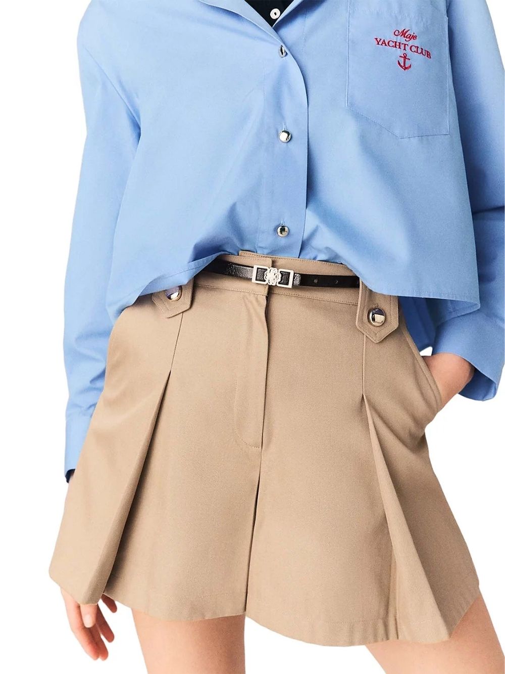 2cc51b70cbb261f388507426f3fbe272 Pleated Shorts