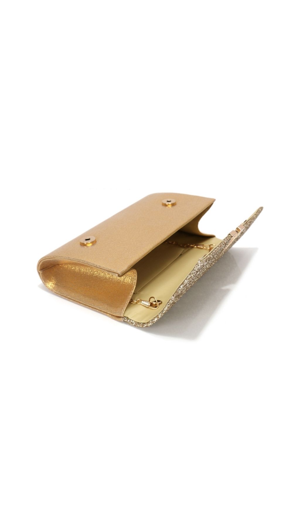 Fashionslee Women Layne Gold "V" Handbag