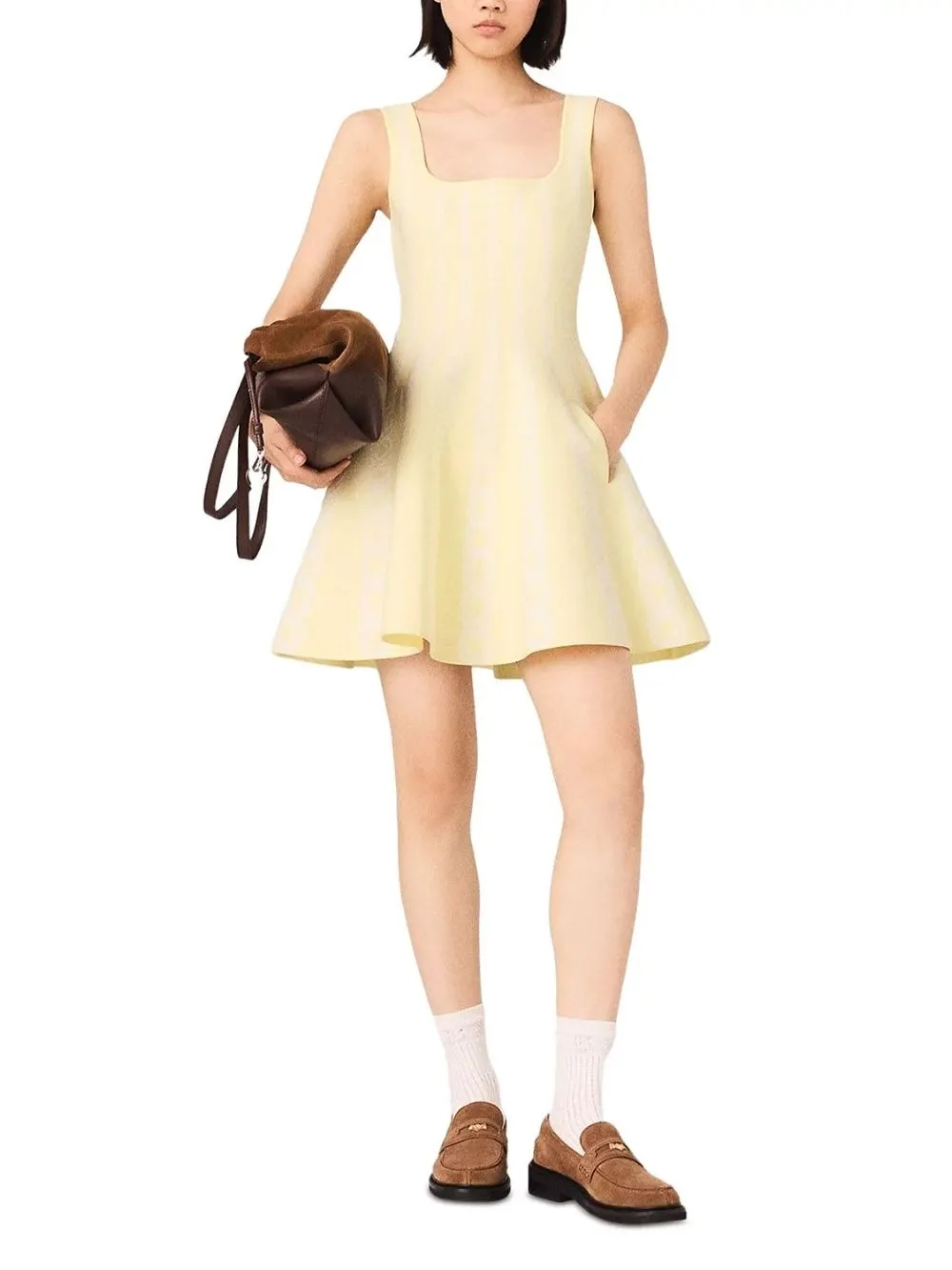 Mini Jacquard Skater Dress