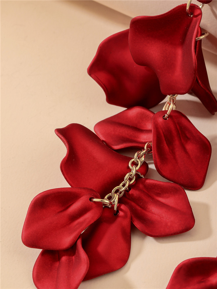 Cora Petal Fringe Earrings
