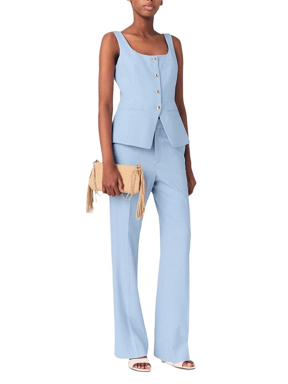 Pigalue Pleated Suit Pants