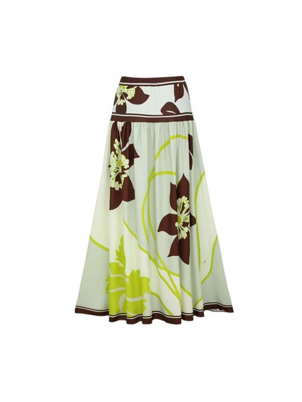 Fashionslee Women Ashgar Floral One-piece Swimsuit & Skirt Set