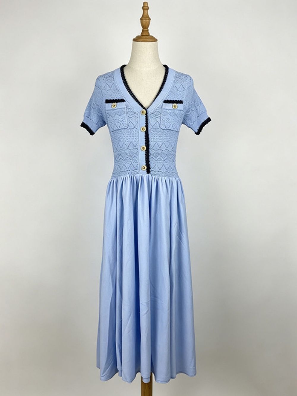 377af0b5def548762a26909b136d2b3d Macha Short Sleeve Knit Midi Dress