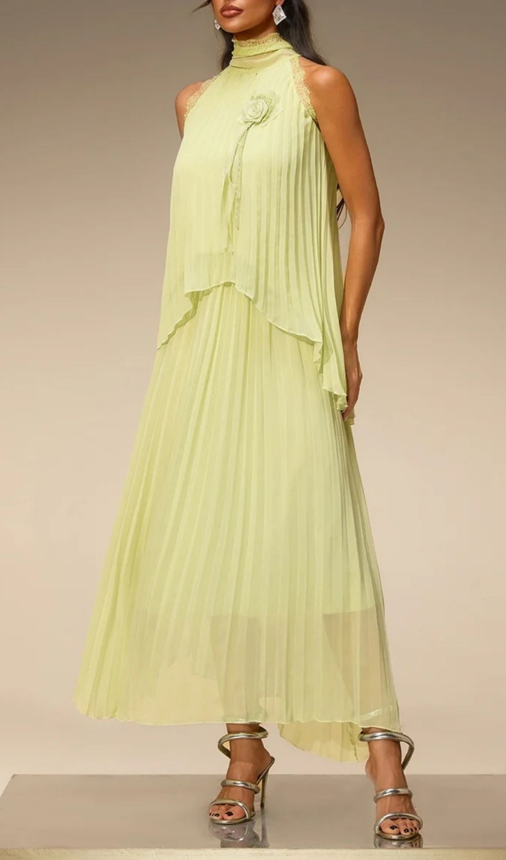 3a3c7bd11acbd3f9764690eabfd03b7f Virexo Flower Pleated Skirt Set