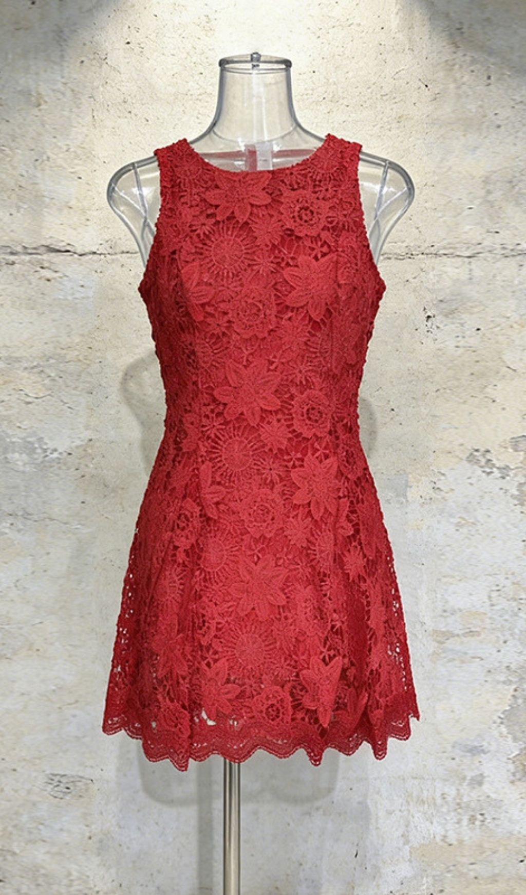 Fashionslee Women Lena Sleeveless Embroidery Mini Dress
