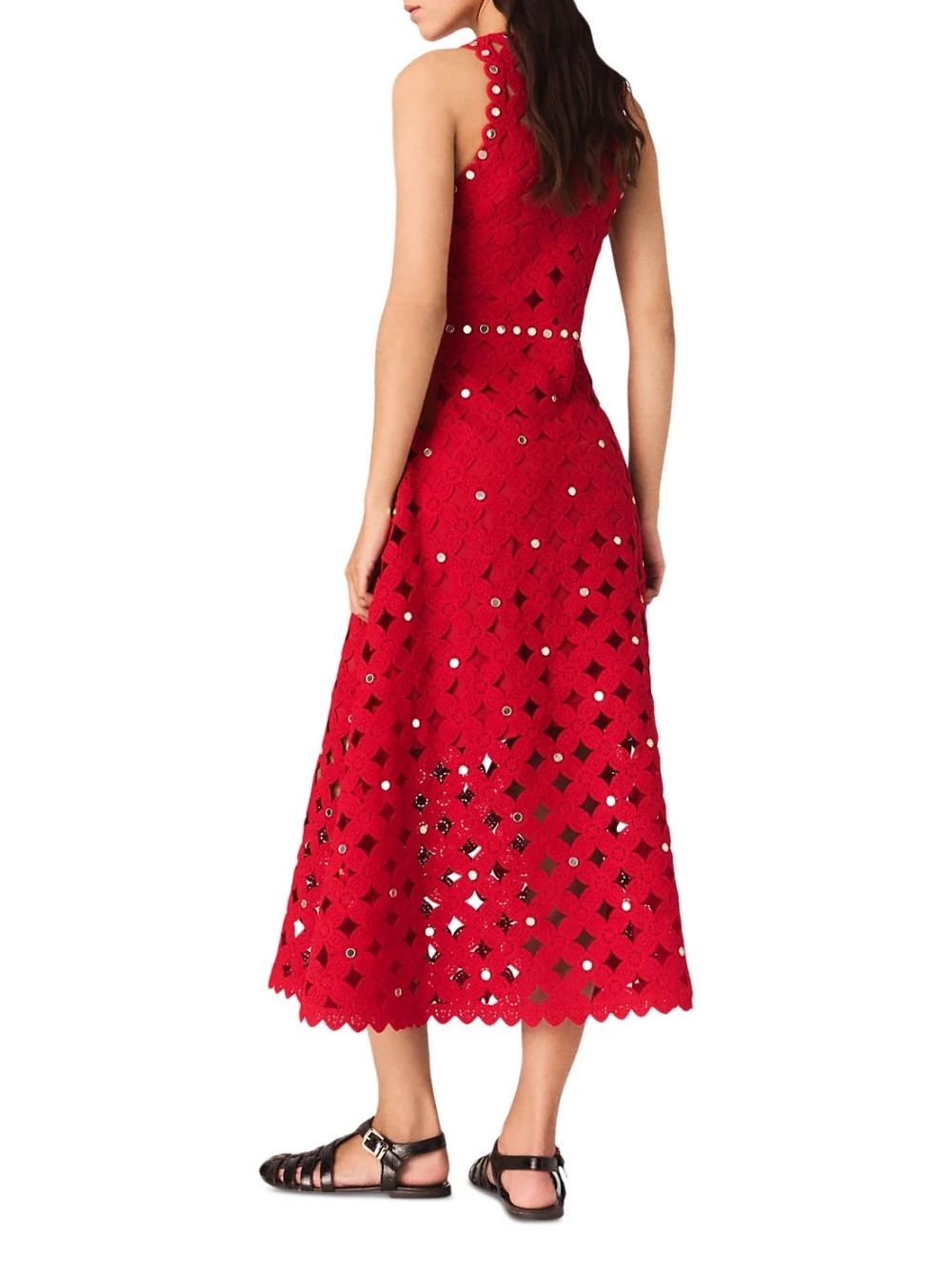 3de4f463555e4b749c12e7c9e69cdb7d Crochet Dress with Mirror Embellishments