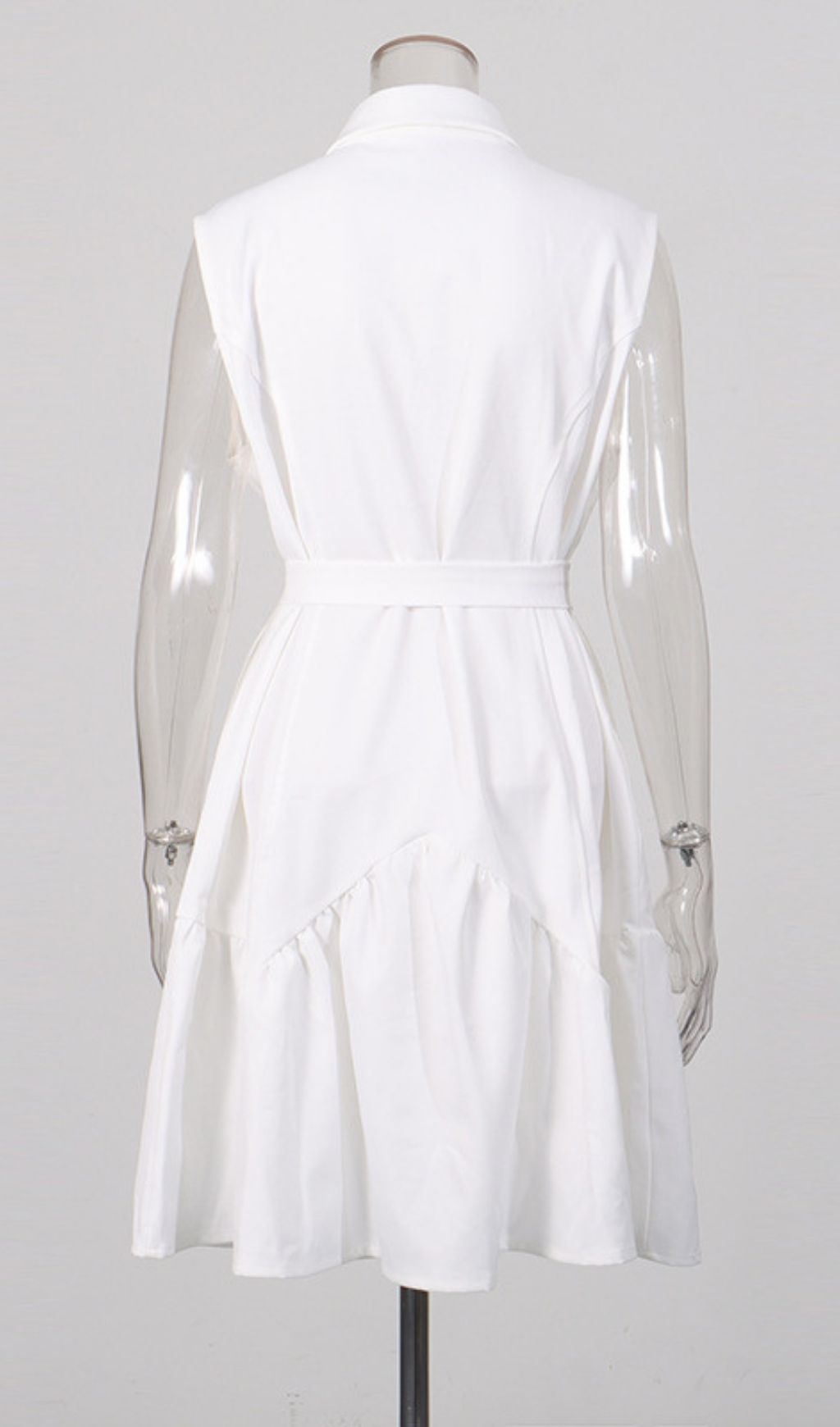 Fashionslee Women Leni Single-Breasted Mini Dress
