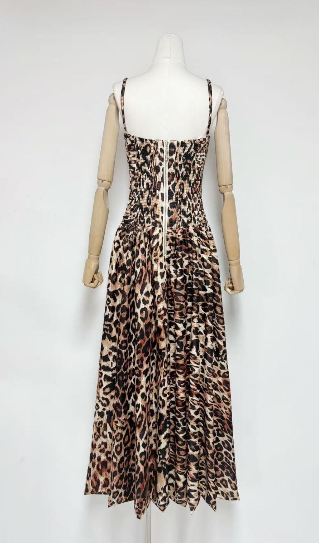 Fashionslee Women Hestia Strapless Leopard Maxi Dress