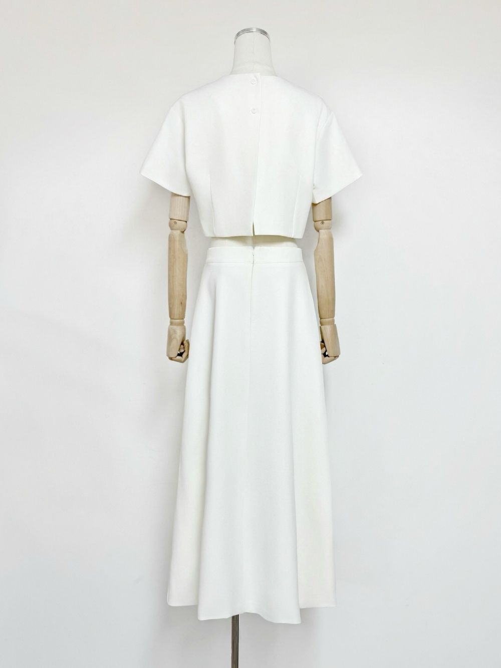 Clarke Flower Embroidery Two-Piece Set
