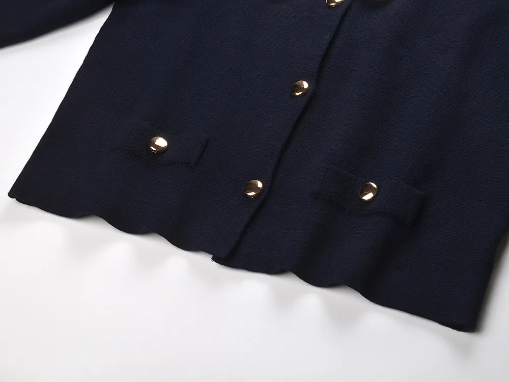 Detachable Embroidered Collar Cardigan - OWNCI Detachable Embroidered Collar Cardigan - OWNCI