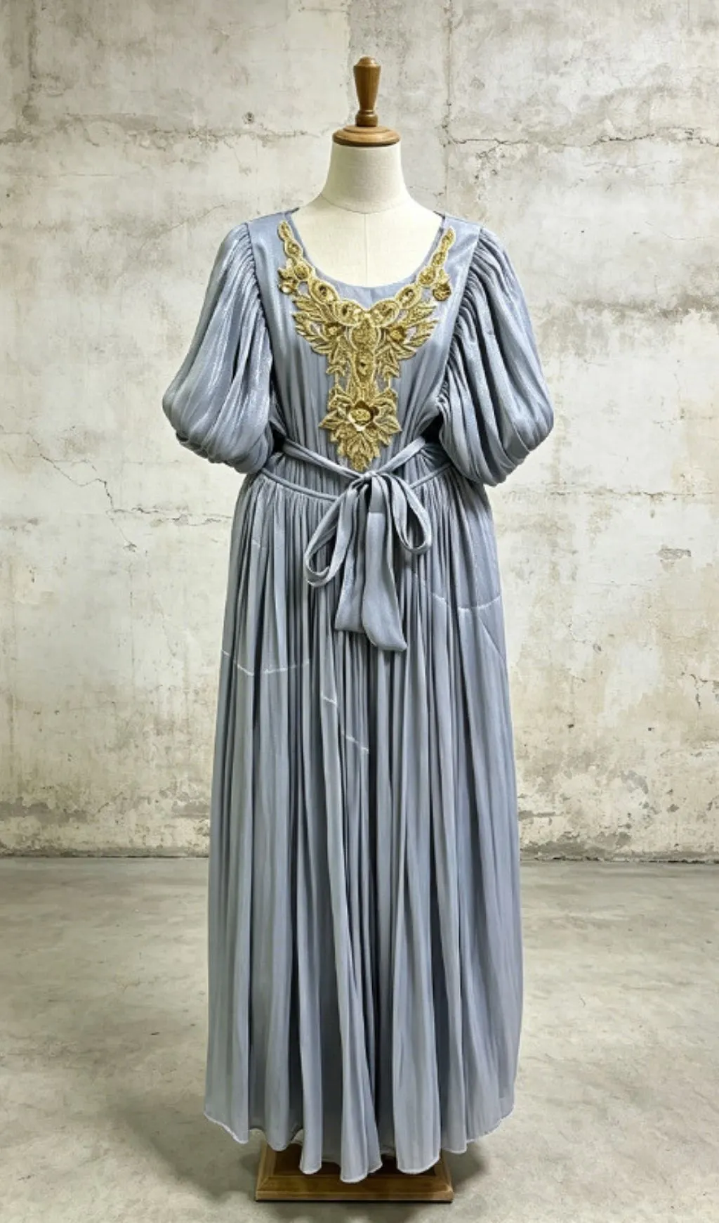 Fashionslee Women Leonie Puff Sleeve Maxi Dress