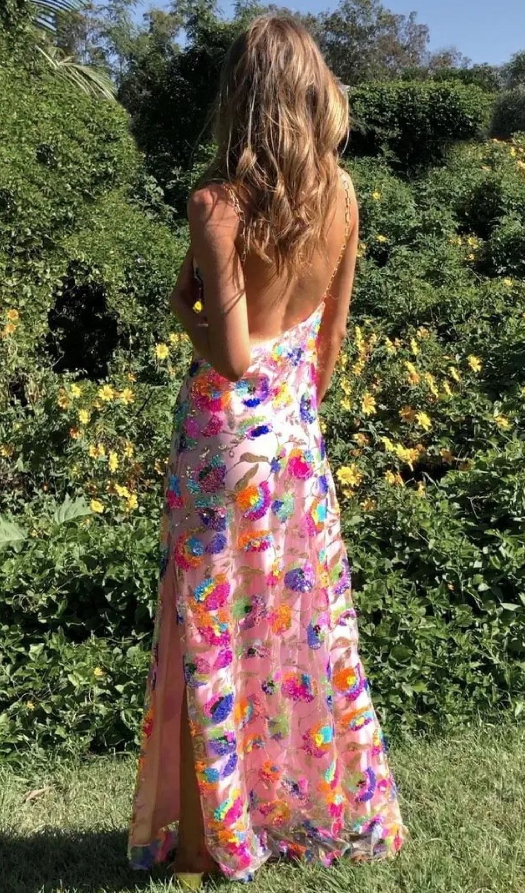 4623a65949e7620abc724e9f1abfdce2 Fanny Embroidered Sequins Backless Maxi Dress