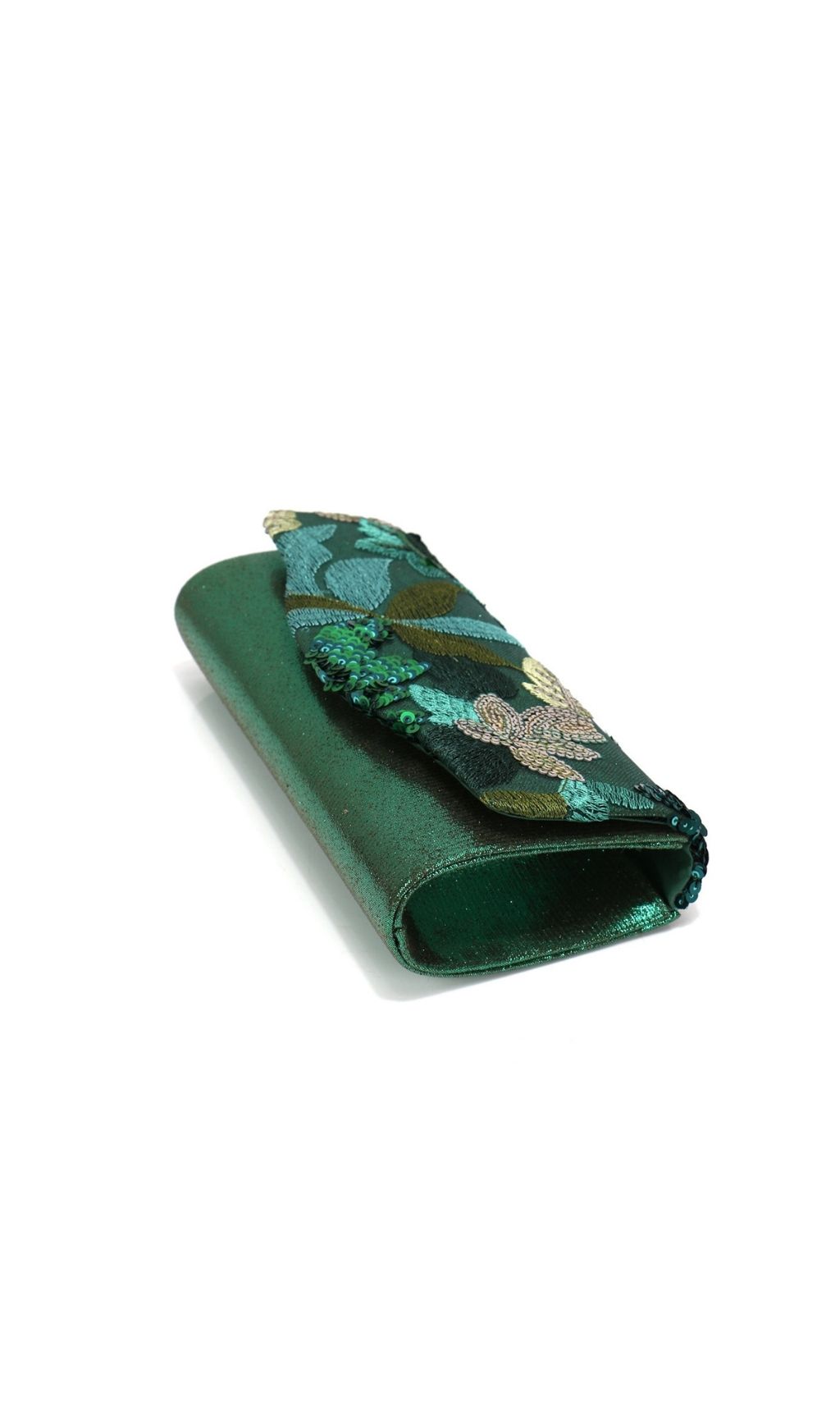 471e3cf57615874320e8b7f3e3008019.jpg Fashionslee Women Leala Green Flower Sequin Handbag
