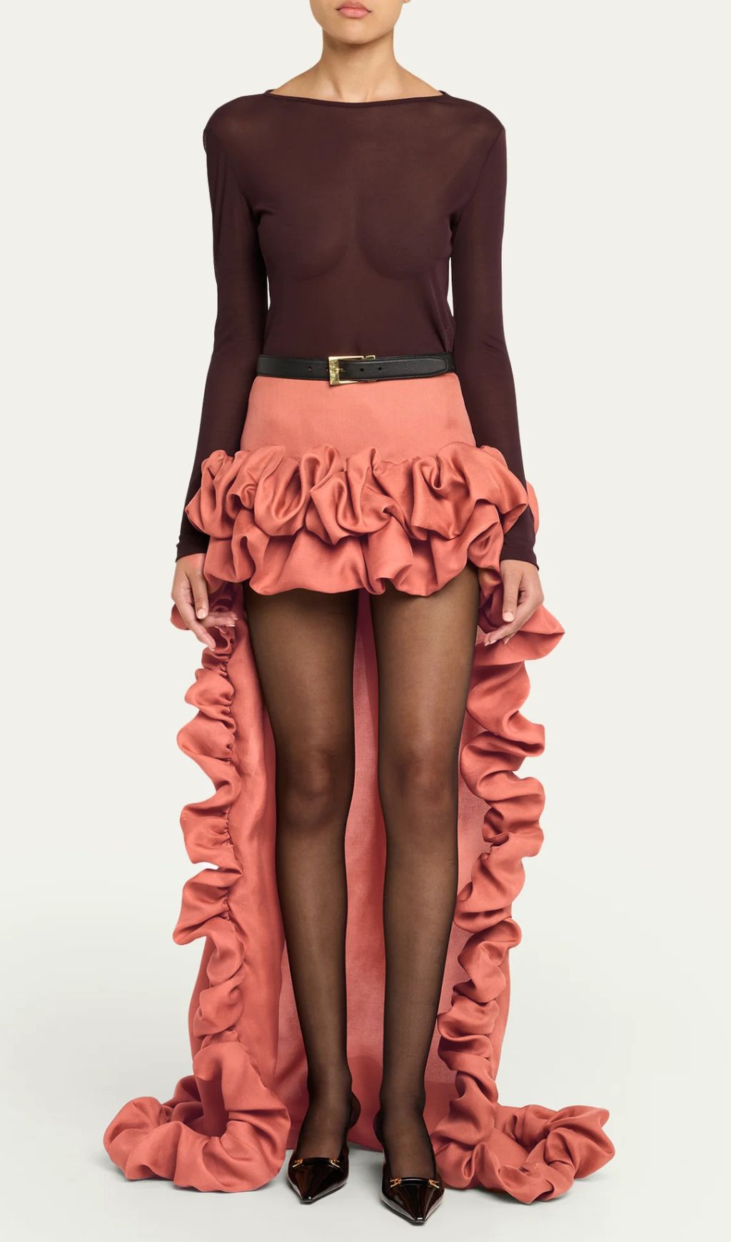Jesper Ruffle Maxi Skirt - OWNCI