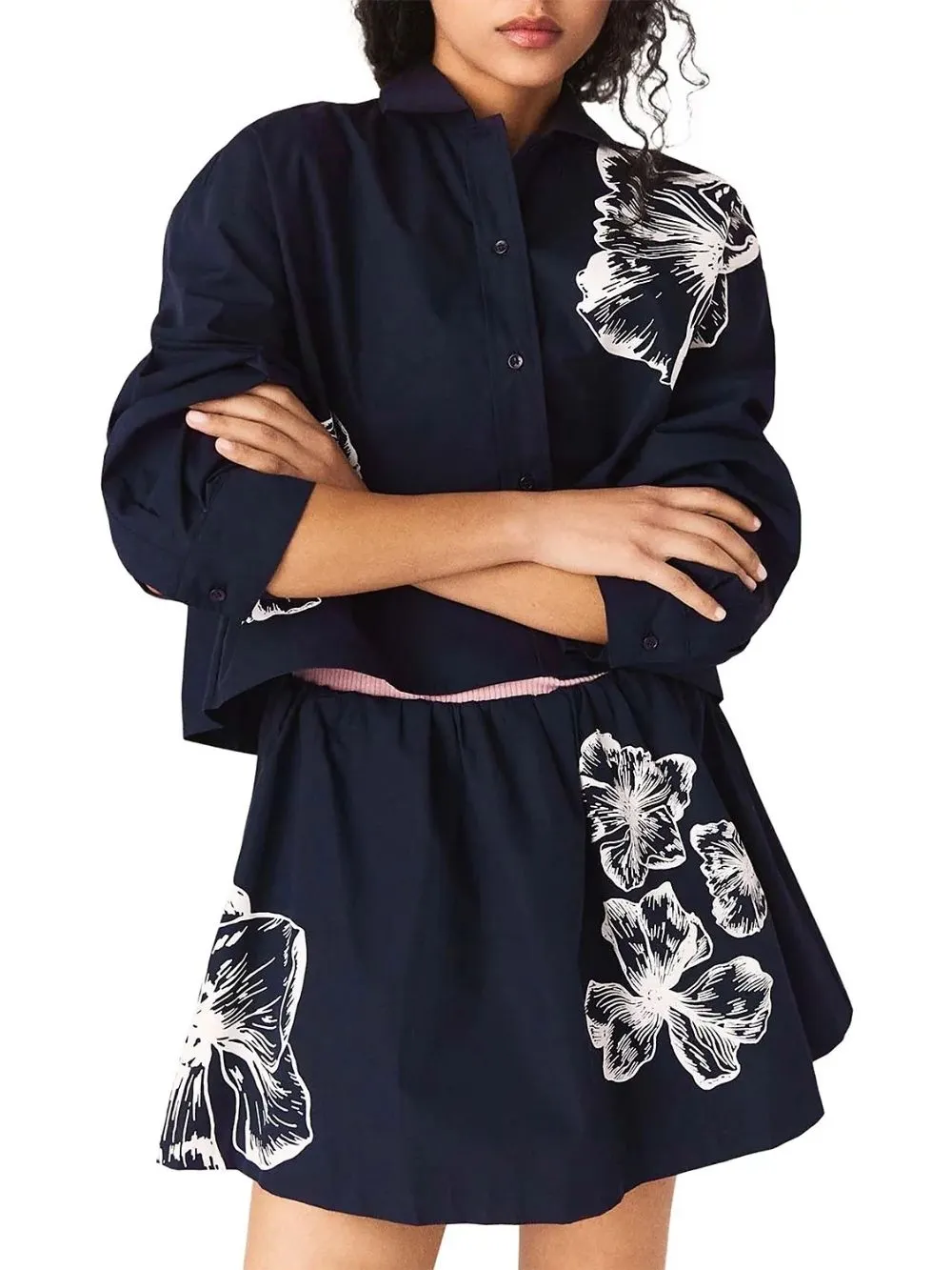 4daef22a8ec5391f96842cad8d2d511e Cropped Floral Shirt