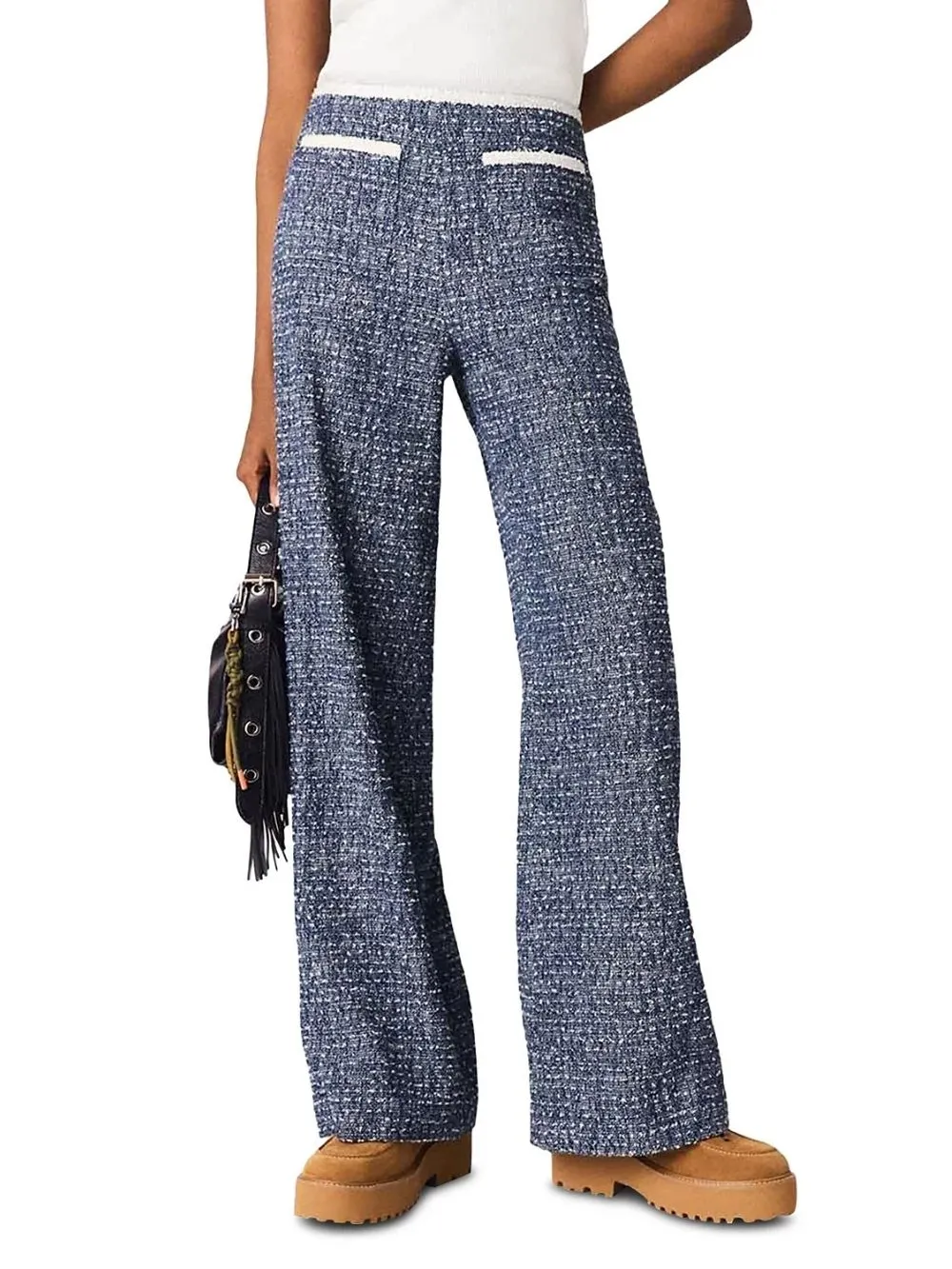 Marled Tweed Pants - OWNCI