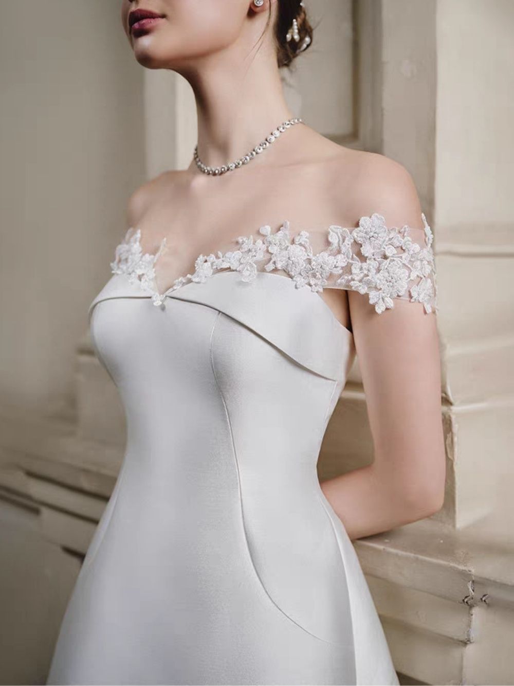 Macon White Flower Midi Dress - OWNCI Macon White Flower Midi Dress - OWNCI