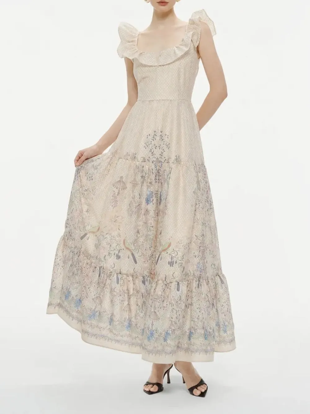 Maame Printed Maxi Dress