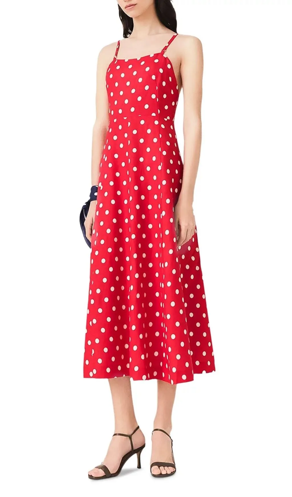 Fashionslee Women Backless Linen Blend Maxi Dress