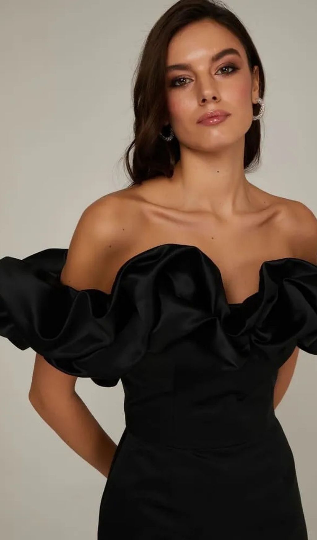 Dolores Ruffled Strapless Off-Shoulder Mini Dress -White - OWNCI