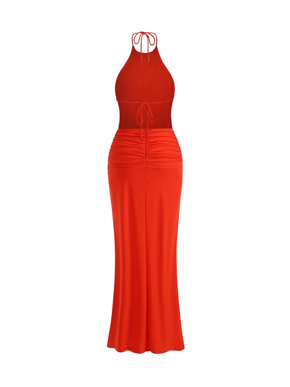 531dfb5e6ae348da465d8b20c72e5736 Maine Red Halter Backless Maxi Dress
