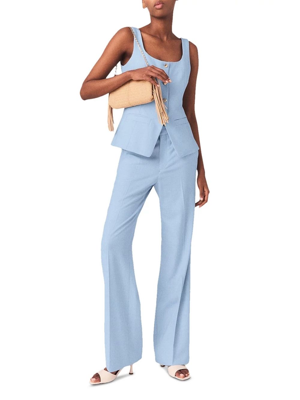 Pigalue Pleated Suit Pants