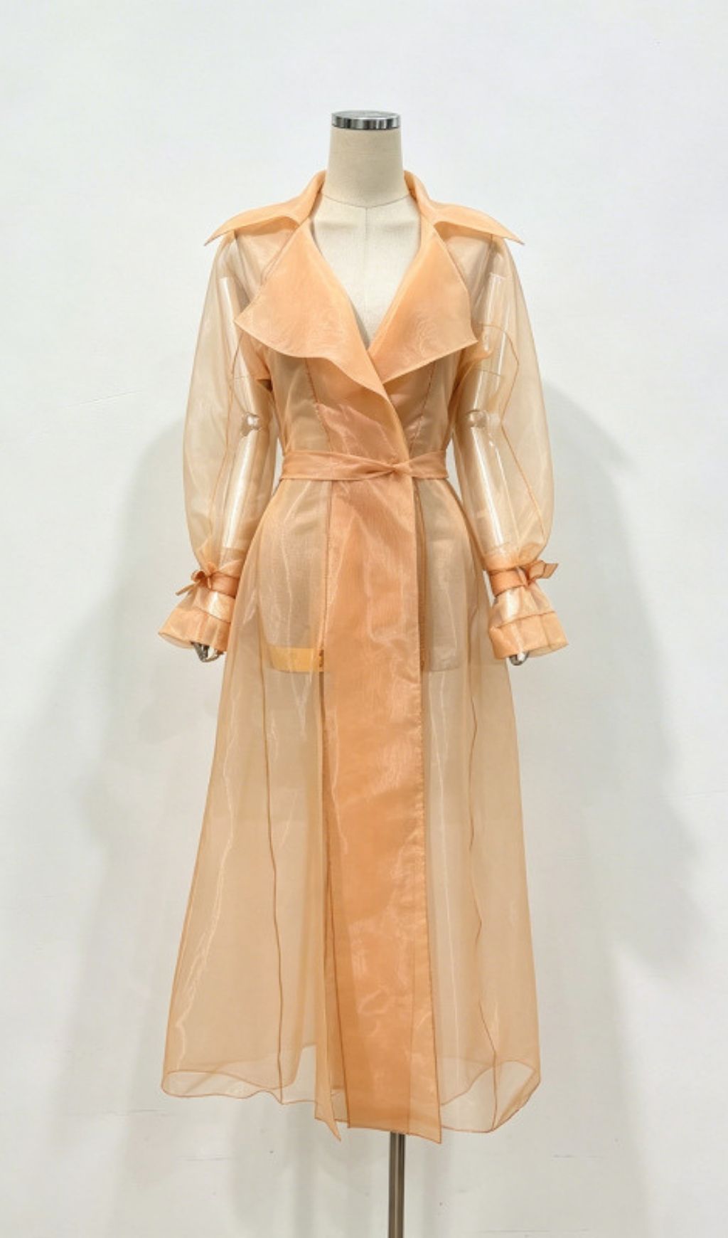 Fashionslee Women Leszcyna Chiffon Coat