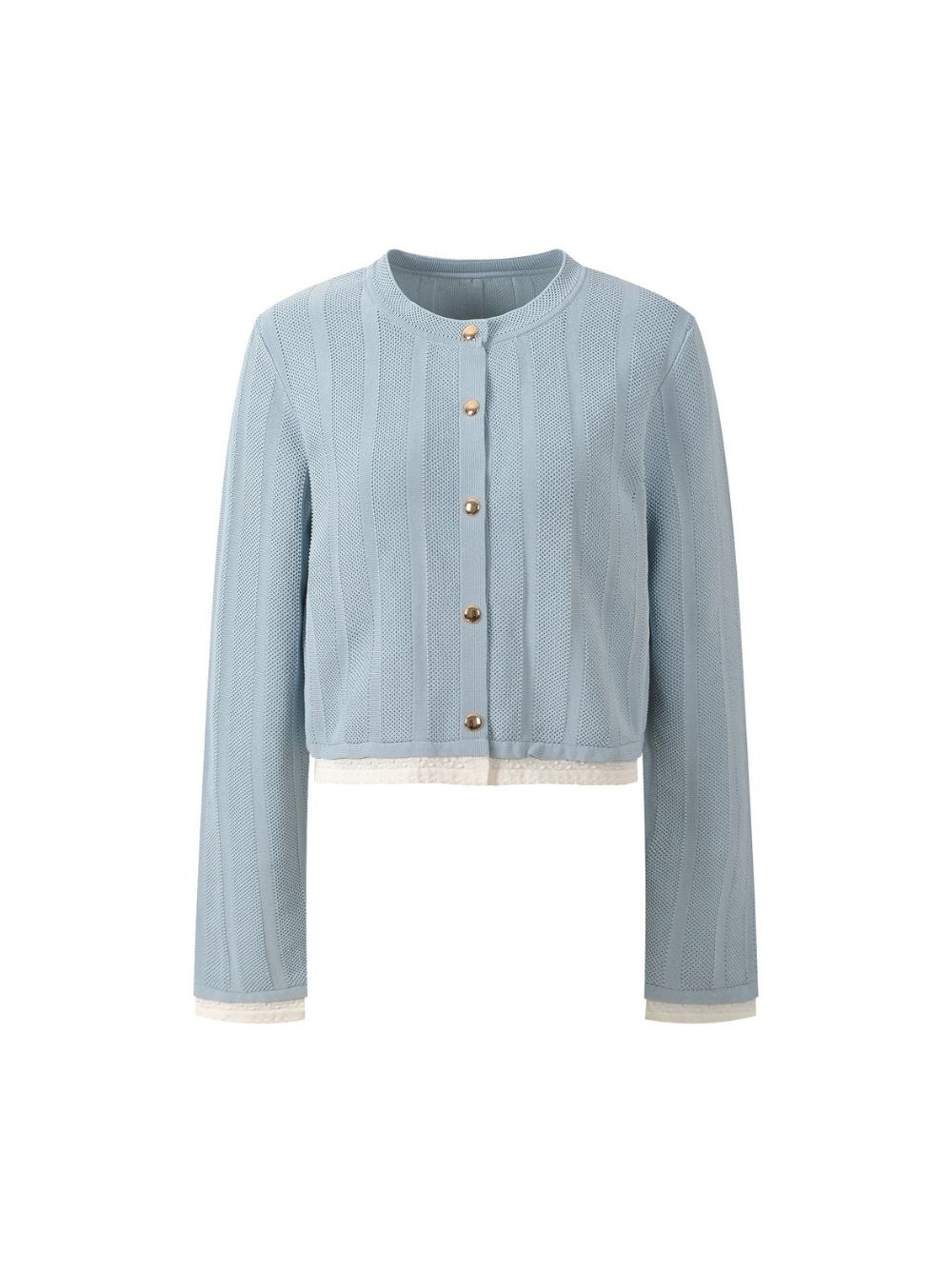 Makana Blue Knit Cardigan - OWNCI Makana Blue Knit Cardigan - OWNCI