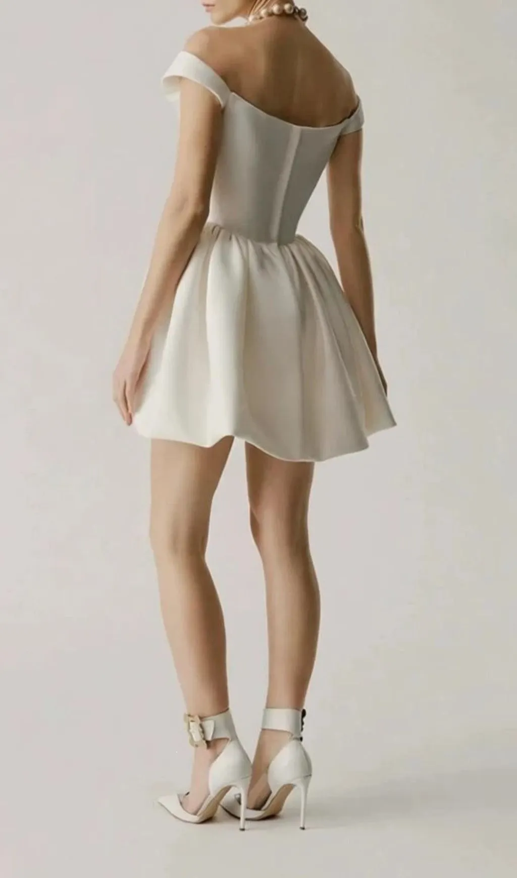 Fashionslee Women Lettie Off-Shoulder Mini Dress