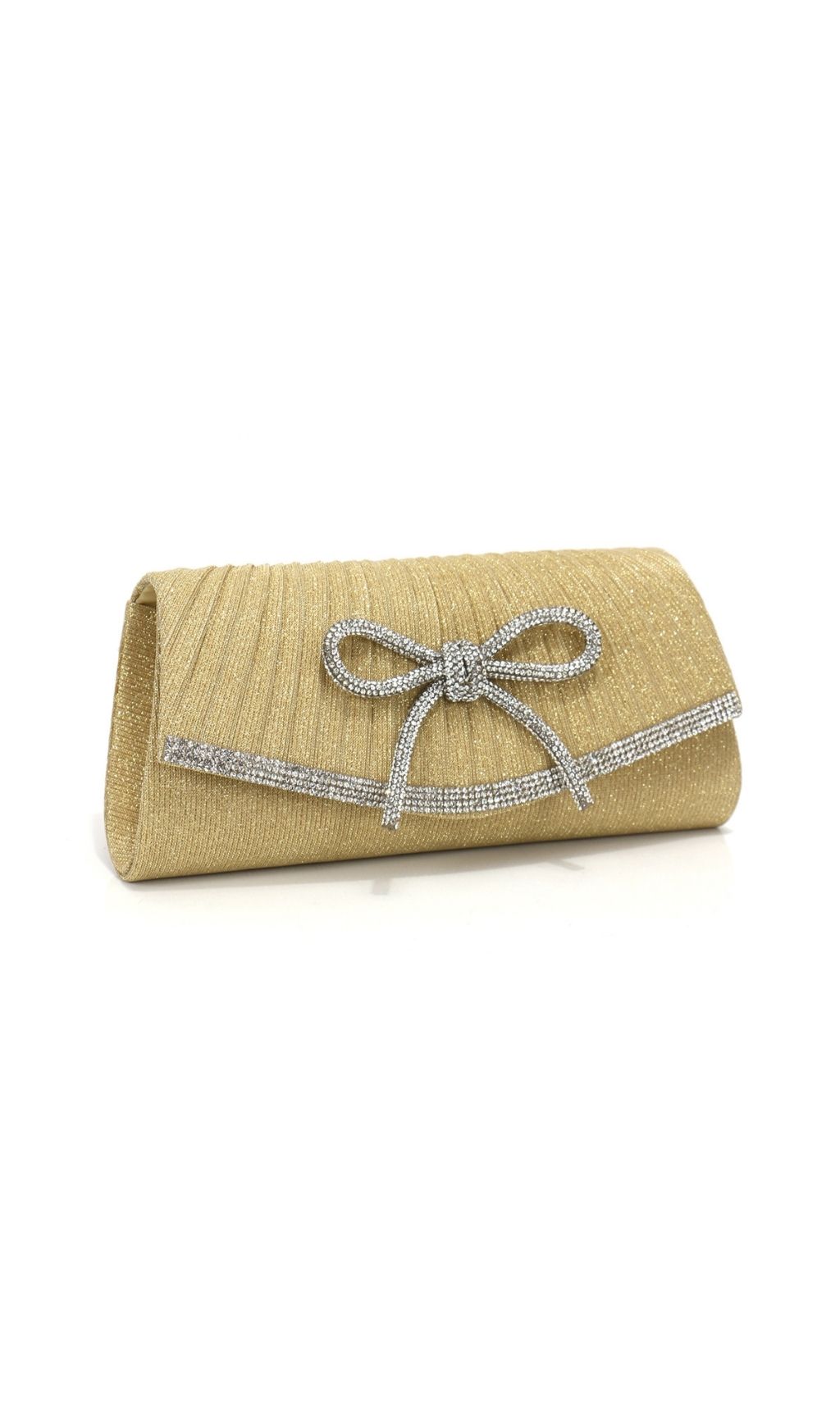 Fashionslee Women Leeah Bow Diamante Handbag