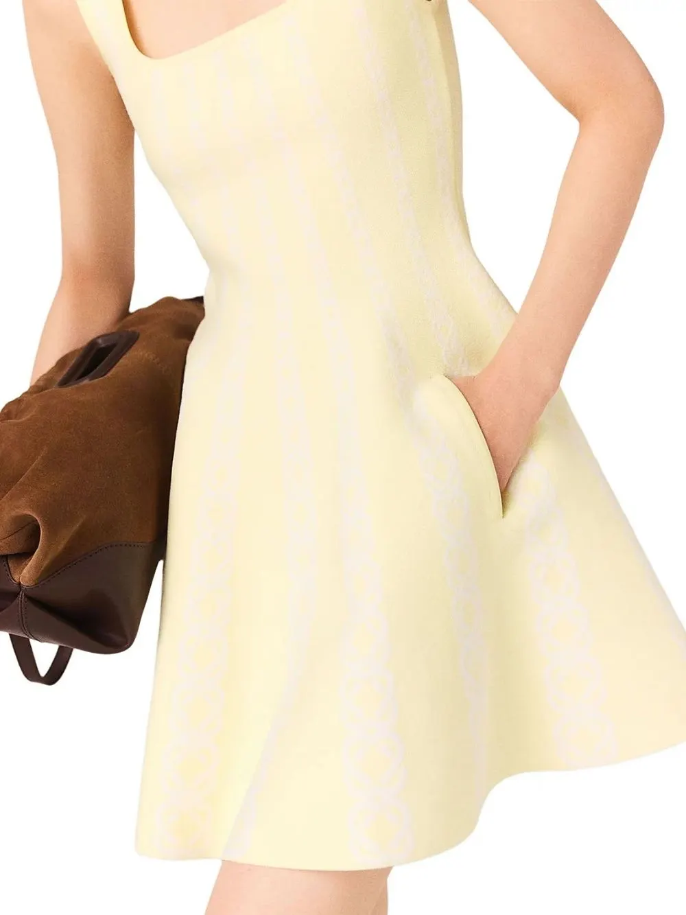 Mini Jacquard Skater Dress
