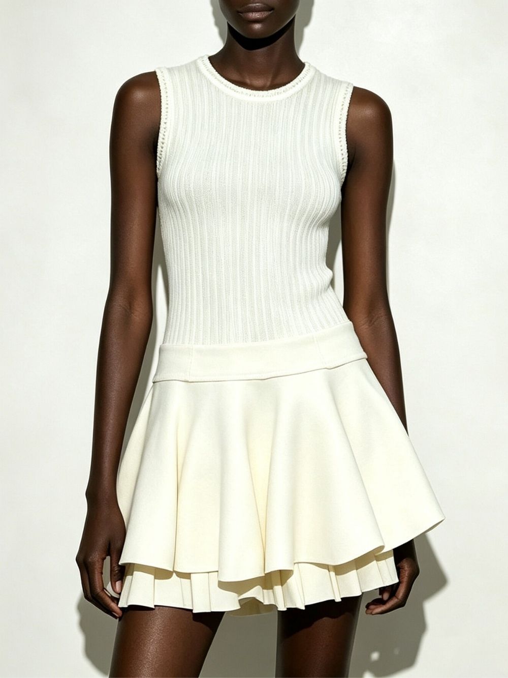 Maka Sleeveless Knit Mini Dress