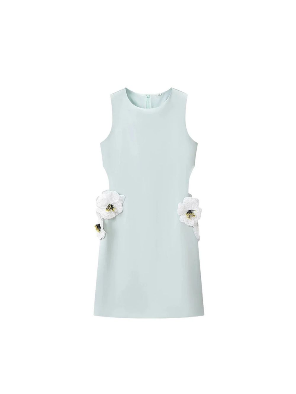 Fashionslee Women Ingmund Sleeveless Flower Mini Dress