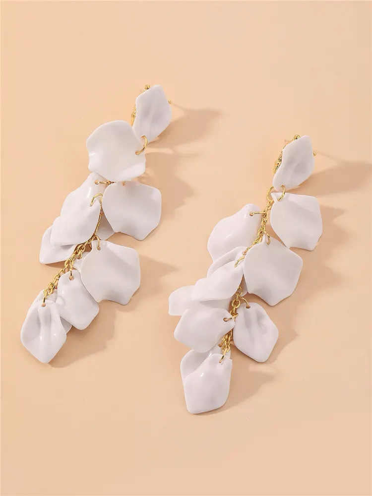 Cora Petal Fringe Earrings