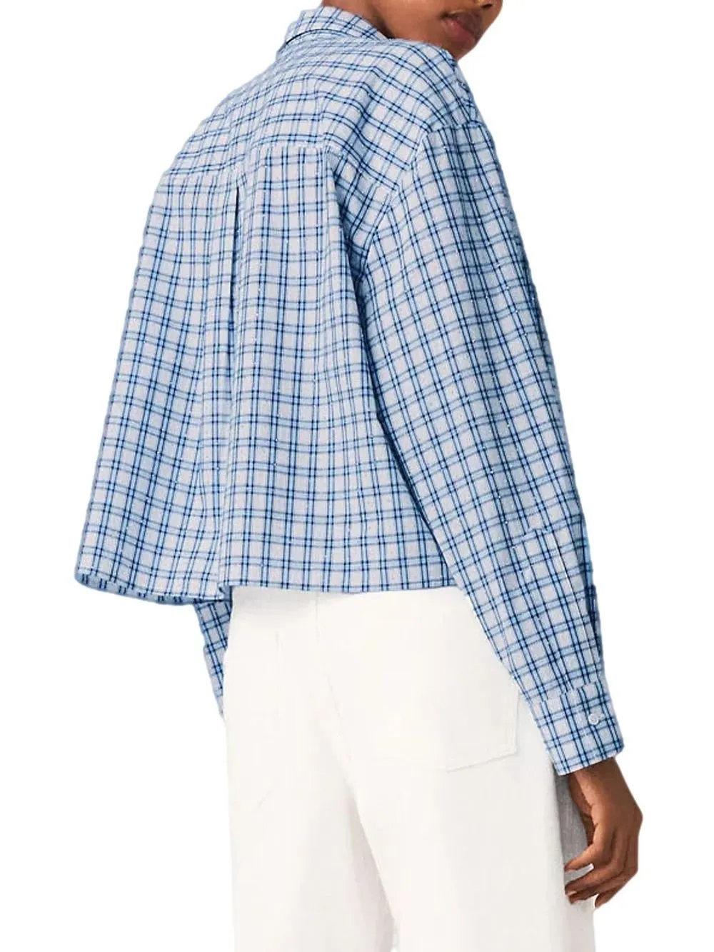Rhinestone Shirt with Removable Tie - OWNCI
